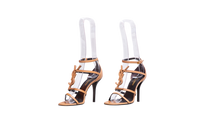 YSL SANDAL CASSANDRA CALFSKIN GOLD BROWN - 35 1/2 BR