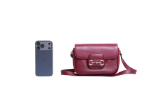 GUCCI MINI HORSEBIT SOFT BURGUNDY