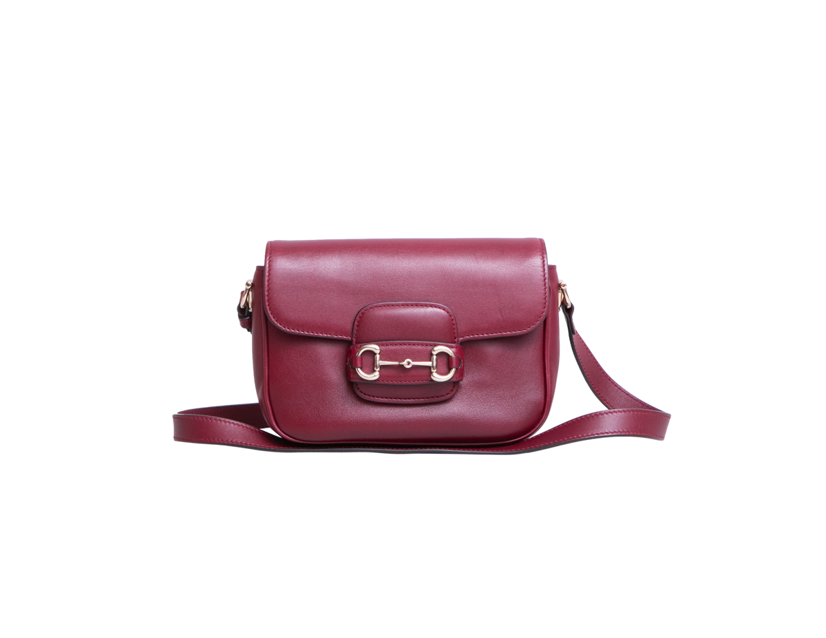 GUCCI MINI HORSEBIT SOFT BURGUNDY