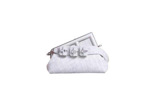 FENDI BY MARC JACOBS FIRST MIDI WHITE DENIM