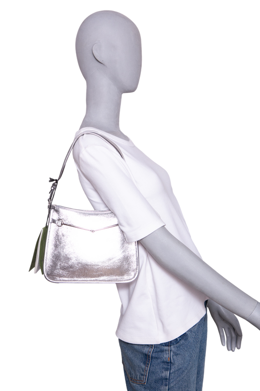 GUCCI HORSEBIT SLIM SHOULDER SILVER