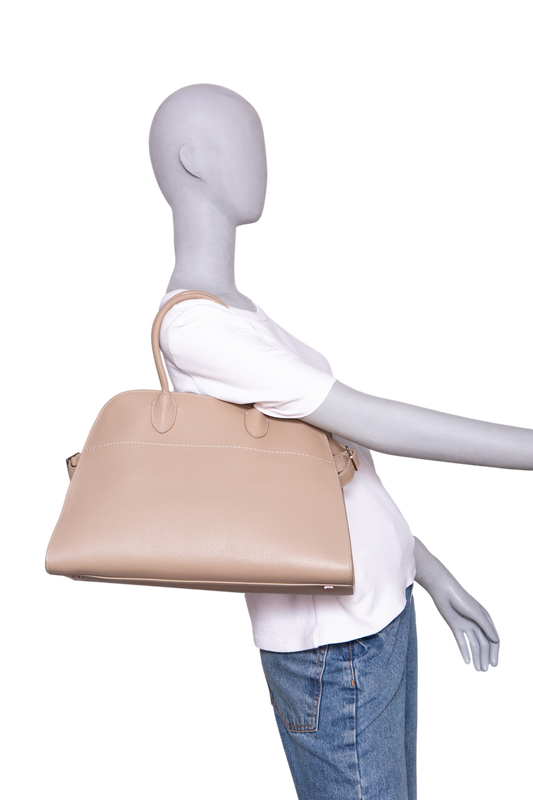 THE ROW SOFT MARGAUX 15 TAUPE FONCÉ