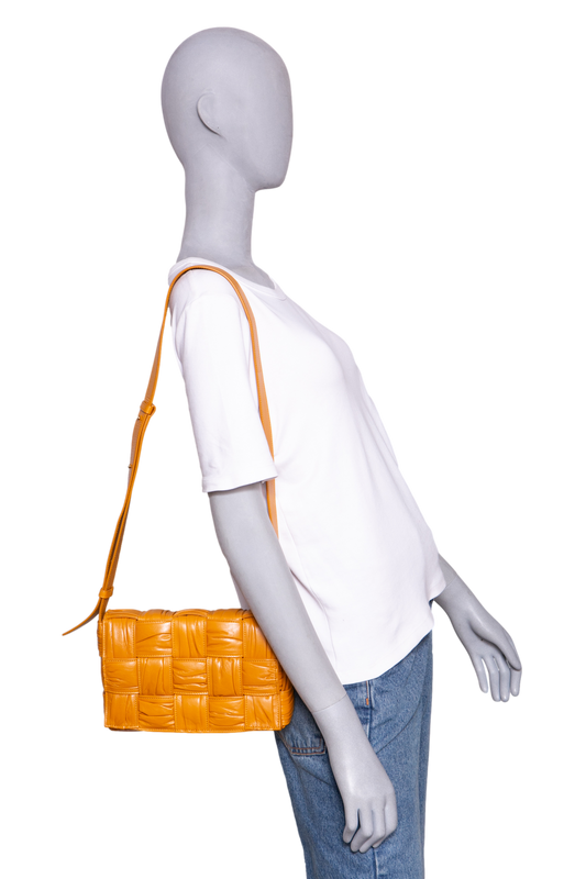 BOTTEGA COBB INTRECCIATO MUSTARD