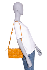 BOTTEGA COBB INTRECCIATO MUSTARD