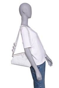FENDI BY MARC JACOBS FIRST MIDI WHITE DENIM