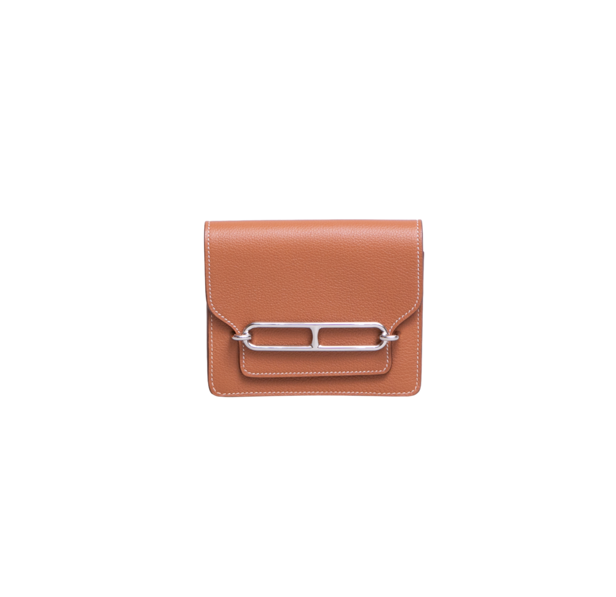 HERMÈS ROULIS SLIM WALLET EVERCOLOR CALFSKIN GOLD PLD HDWR