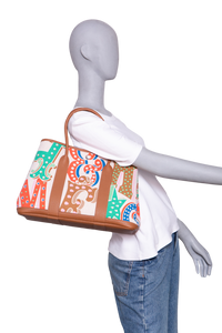 HERMÈS GARDEN PARTY 36 TOILE NEGONDA H PLUME TOTE CAPUCINE ÉCRU/GOLD - PLD HDWR