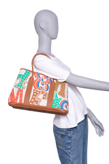 HERMÈS GARDEN PARTY 36 TOILE NEGONDA H PLUME TOTE CAPUCINE ÉCRU/GOLD - PLD HDWR