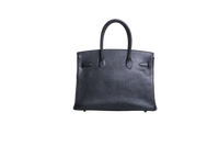 HERMÈS BIRKIN 30 CHÈVRE COROMANDE L II 89 NOIR-PLD HDWR