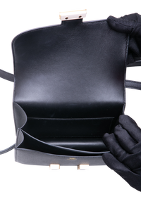 HERMÈS CONSTANCE 18 III MINI MIROIR VEAU EPSOM NOIR - PERMABRASS GOLD HDWR