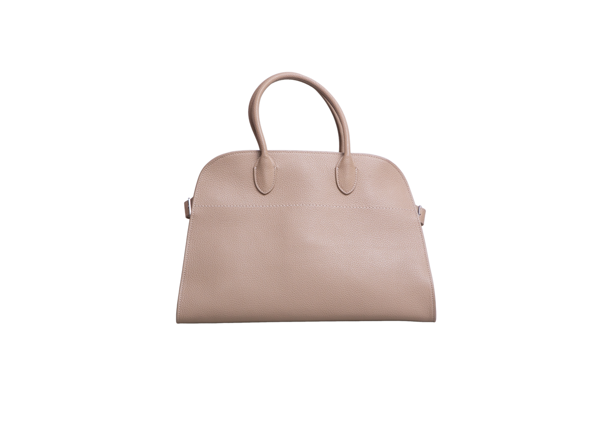 THE ROW SOFT MARGAUX 15 TAUPE FONCÉ