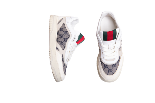 GUCCI SNEAKER RE-WEB GG CANVAS OFF WHITE - 36 BR