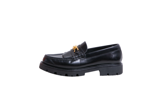 CELINE LOAFER MARGARET AND TRIOMPHE LEATHER BLACK - 37 BR