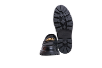 CELINE LOAFER MARGARET AND TRIOMPHE LEATHER BLACK - 37 BR