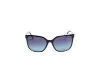 TIFFANY SQUARE ROD METAL TEXTURED BLACK/BLUE GRADIENT