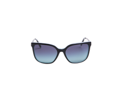 TIFFANY SQUARE ROD METAL TEXTURED BLACK/BLUE GRADIENT