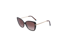 TIFFANY CATEYE ROD METAL TEXTURED TORTOISE/BLUE GRADIENT
