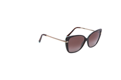 TIFFANY CATEYE ROD METAL TEXTURED TORTOISE/BLUE GRADIENT