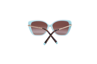 TIFFANY CATEYE ROD METAL TEXTURED TORTOISE/BLUE GRADIENT