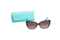 TIFFANY CATEYE ROD METAL TEXTURED TORTOISE/BLUE GRADIENT