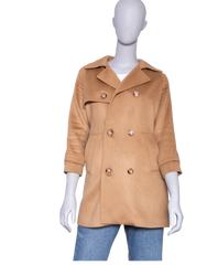 BURBERRY TRENCH COAT KIDS WOOL CARAMEL