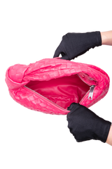 BOTTEGA JODIE SMALL INTRECCIATO PINK