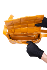 BOTTEGA COBB INTRECCIATO MUSTARD