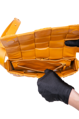 BOTTEGA COBB INTRECCIATO MUSTARD