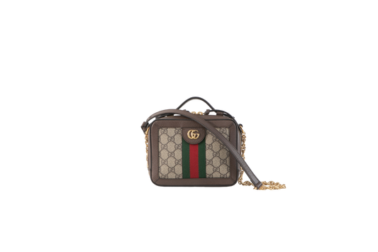 GUCCI MINI OPHIDIA GG SUPREME&WEB CAMERA