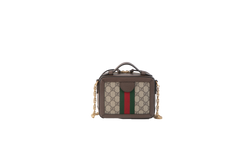 GUCCI MINI OPHIDIA GG SUPREME&WEB CAMERA