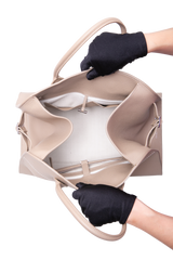 THE ROW SOFT MARGAUX 15 TAUPE FONCÉ