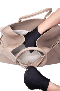THE ROW SOFT MARGAUX 15 TAUPE FONCÉ