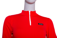 MIU MIU TECHNICAL YARN SWEATER RED