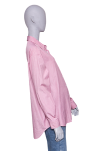 THE ROW ATTICA OVERSIZED COTTON SHIRT MAUVE ROSE