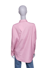 THE ROW ATTICA OVERSIZED COTTON SHIRT MAUVE ROSE