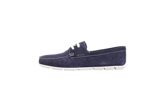 PRADA LOAFER SUEDE MARINE - 37 BR