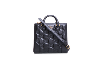 GUCCI SMALL GG MATELASSÊ TOP HANDLE BLACK