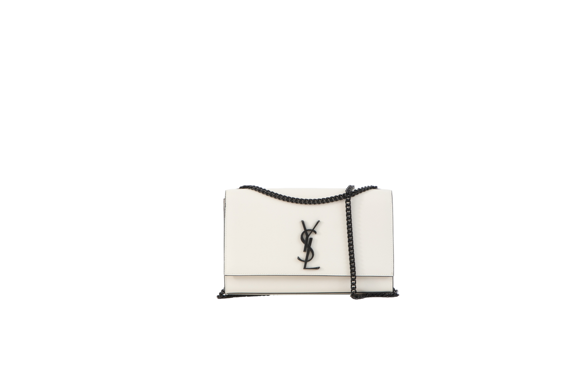 YSL KATE MEDIUM PORCELLANA BLACK