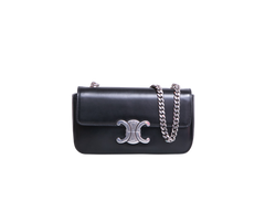 CELINE CLAUDE SHINY CALFSKIN BLACK