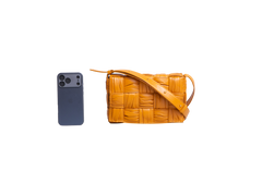 BOTTEGA COBB INTRECCIATO MUSTARD