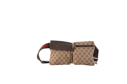 GUCCI POCHETE GG SUPREME CANVAS & WEB