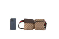 GUCCI POCHETE GG SUPREME CANVAS & WEB
