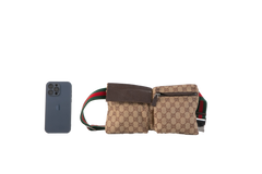 GUCCI POCHETE GG SUPREME CANVAS & WEB