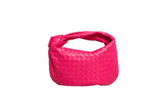 BOTTEGA JODIE SMALL INTRECCIATO PINK