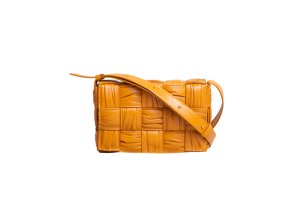 BOTTEGA COBB INTRECCIATO MUSTARD