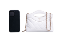 CHANEL 31 NANO BAG LEATHER WHITE