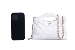 CHANEL 31 NANO BAG LEATHER WHITE