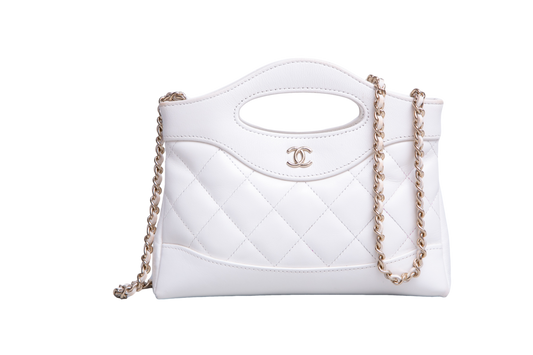 CHANEL 31 NANO BAG LEATHER WHITE