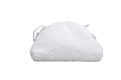 BOTTEGA BOUCLE CURLY RAFFIA CHALK