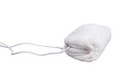 BOTTEGA BOUCLE CURLY RAFFIA CHALK